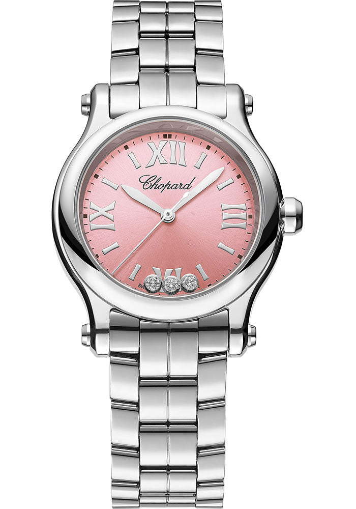 Chopard Happy Sport Stainless steel  & Diamonds Lady's Watch
