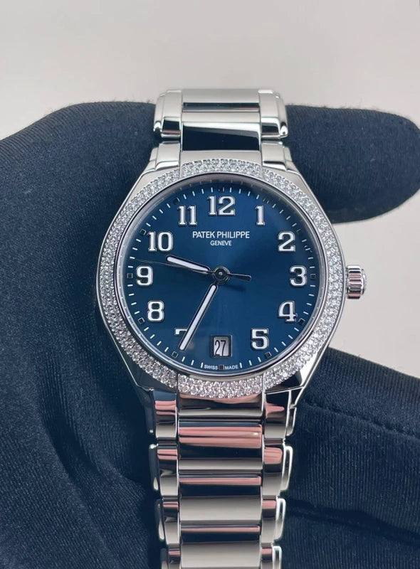 Patek Philippe Stainless Steel&Diamonds Lady's Watch