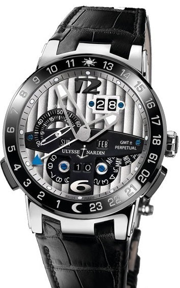Ulysse Nardin El Toro GMT Perpetual Calendar Platinum and Ceramic Men's Watch