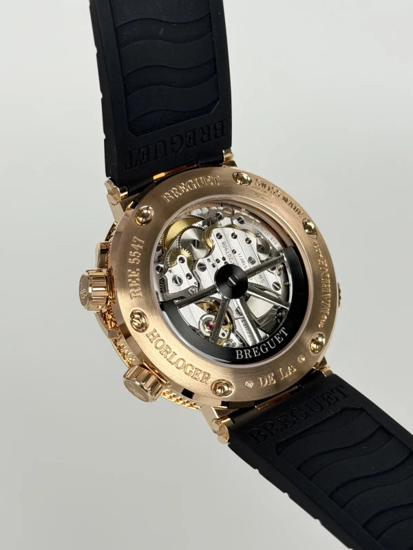 Breguet Marine 5547 Marine Alarme Musicale 18K Rose Gold Men's Watch
