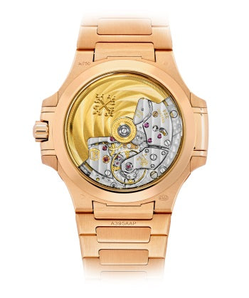 Patek Philippe Nautilus Automatic 18K Rose Gold & Spessartites Ladies Watch