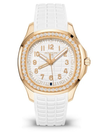 Patek Philippe Aquanaut 18K Rose Gold & Diamonds Ladies Watch