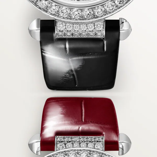 Cartier Pasha De Cartier Rhodiumized 18K white gold & Diamonds Lady's Watch