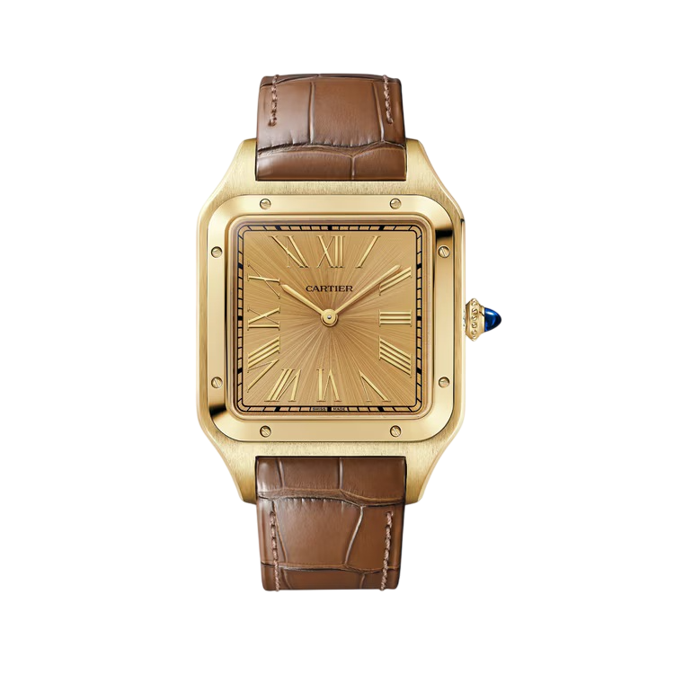 Cartier Santos-Dumont 18K Yellow Gold Men's Watch