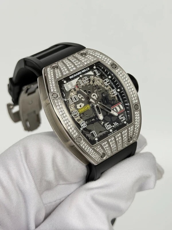 Richard Mille RM 029 WG 18K White Gold & Diamonds Men's Watch