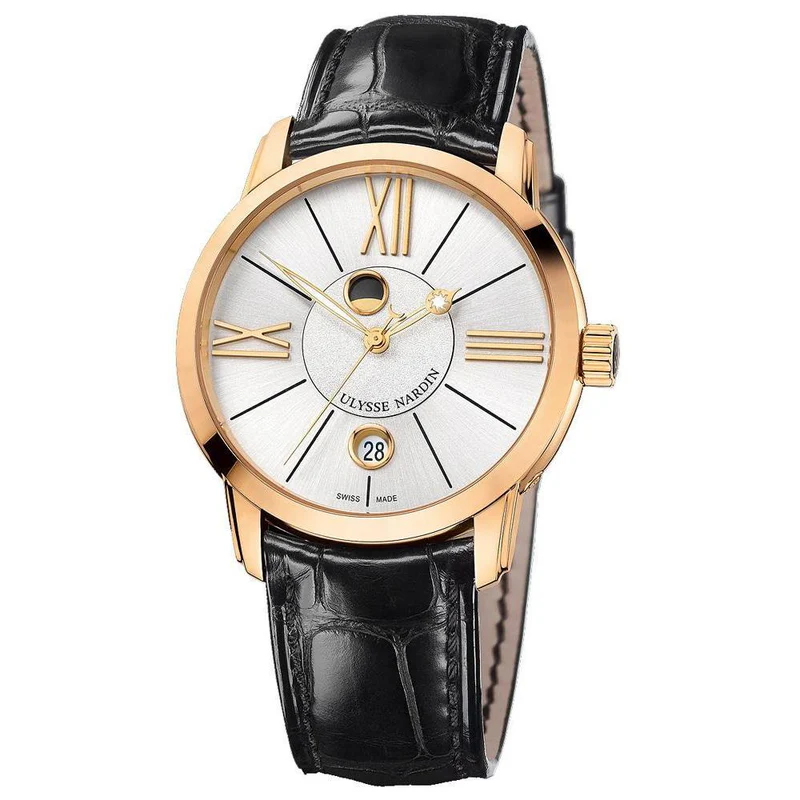 Ulysse Nardin Classico Luna 18K Rose Gold Men's Watch
