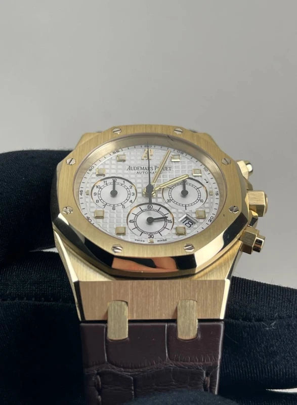 Audemars Piguet Royal Oak Chronograph 18K Rose Gold Men's Watch