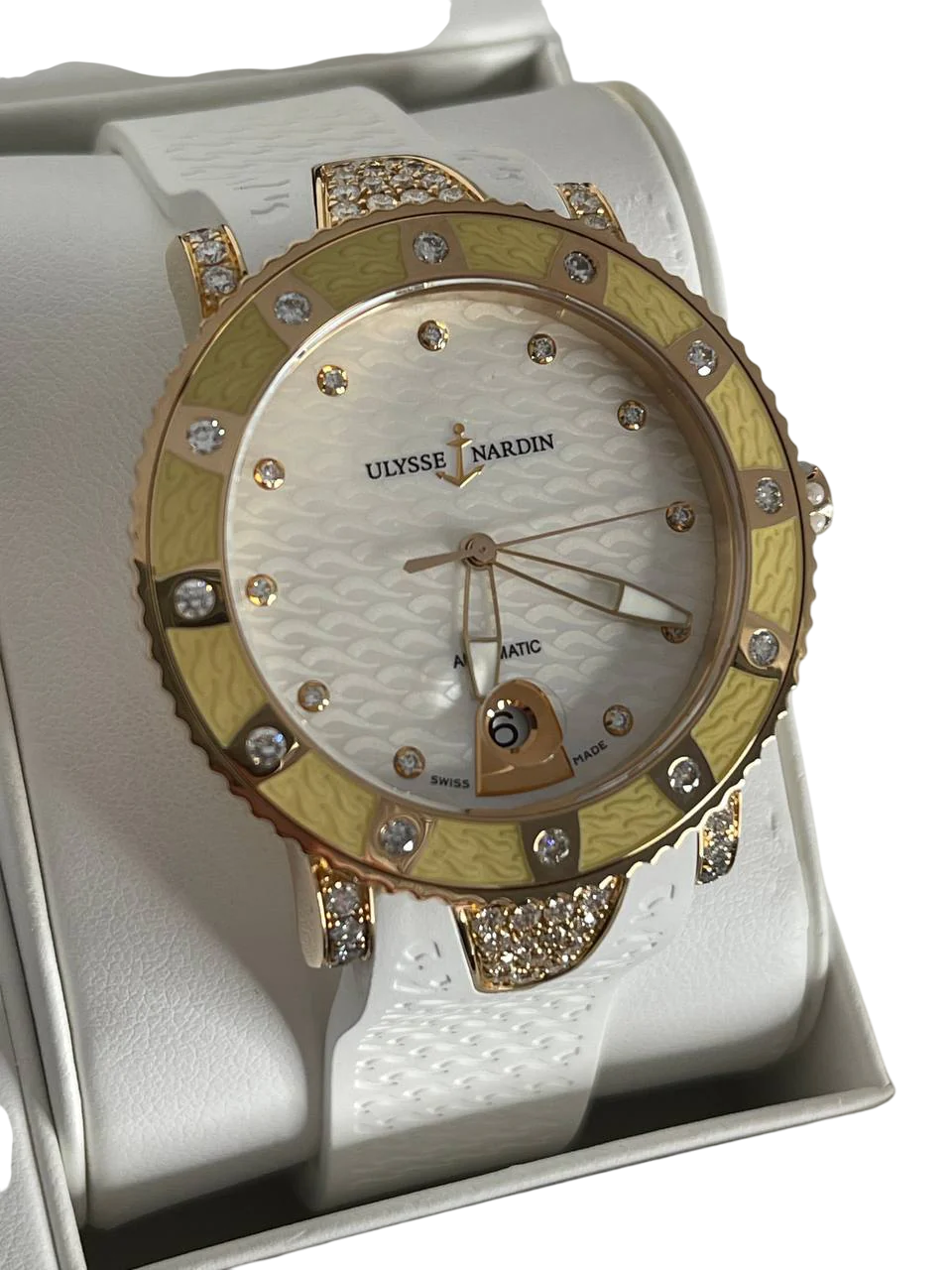 Ulysse Nardin Marine Lady Diver Starry Night 18k Rose Gold & Diamonds Ladies Watch