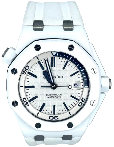 Audemars Piguet Royal Oak Offshore Diver White Ceramic Men’s Watch