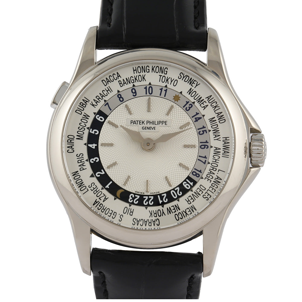 Patek Philippe Complications World Time 18K White Gold Men's Watch