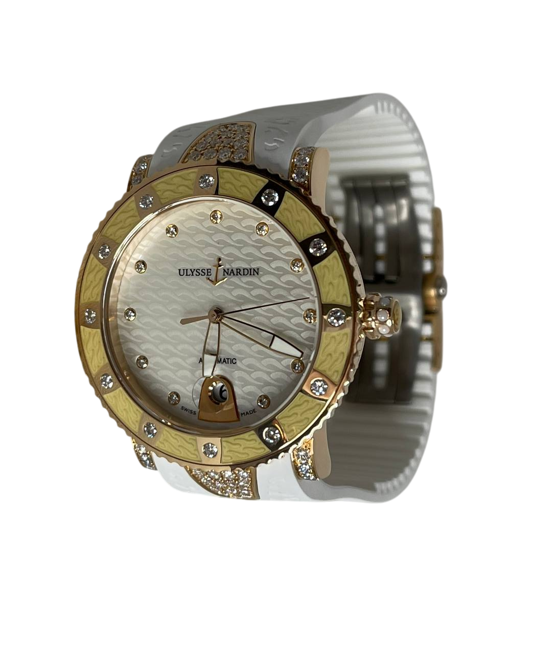 Ulysse Nardin Marine Lady Diver Starry Night 18k Rose Gold & Diamonds Ladies Watch