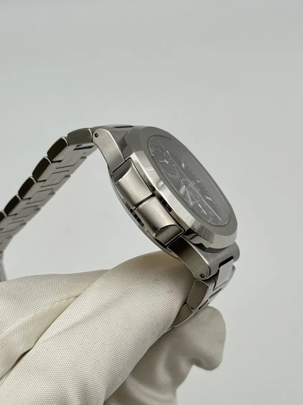 Patek Philippe Nautilus Chronograph Travel Time Stainless Steel Men's Watch