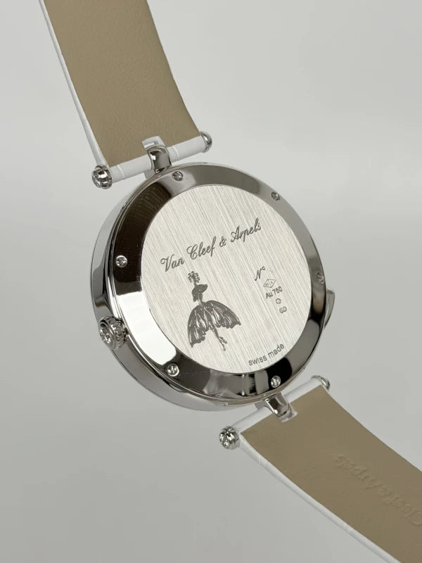 Van Cleef & Arpels Poetic Complications Arpels Ballerine Enchantee 18K White Gold & Diamonds Lady's Watch