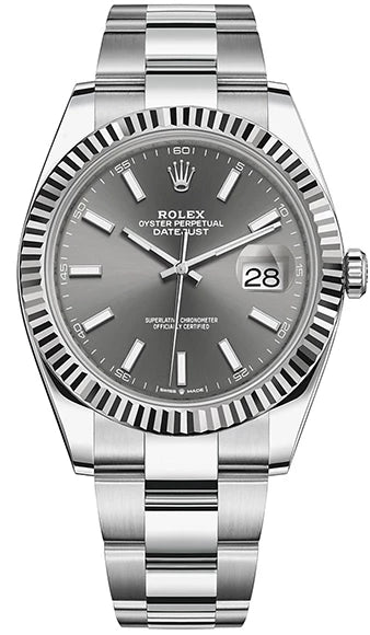 Rolex Datejust 41 Stainless Steel & 18K White Gold Men's Watch