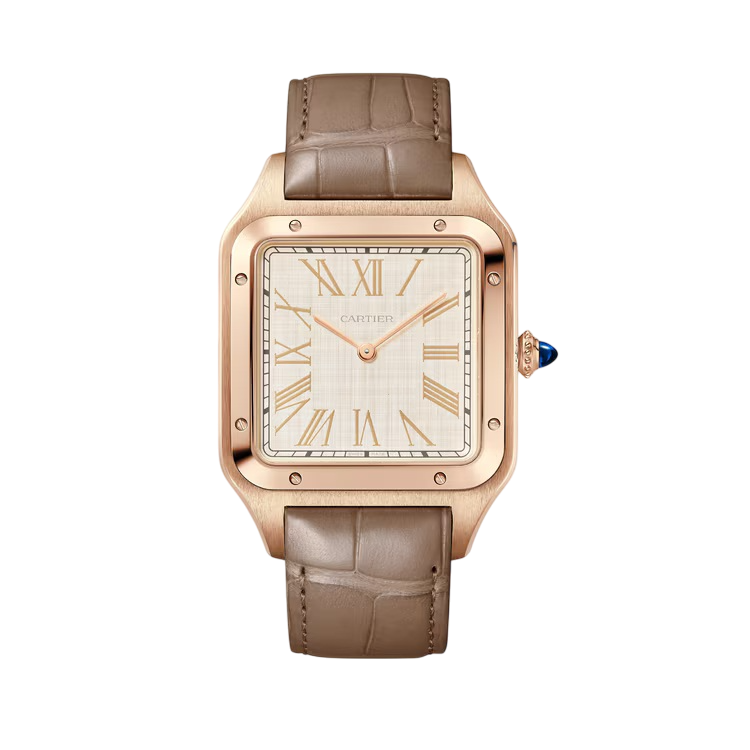 Cartier Santos-Dumont 18K Rose Gold Men's Watch