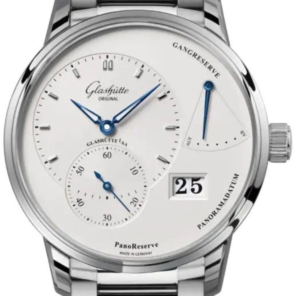 Glashutte Original Pano PanoReserve Stainless steel Men's Watch