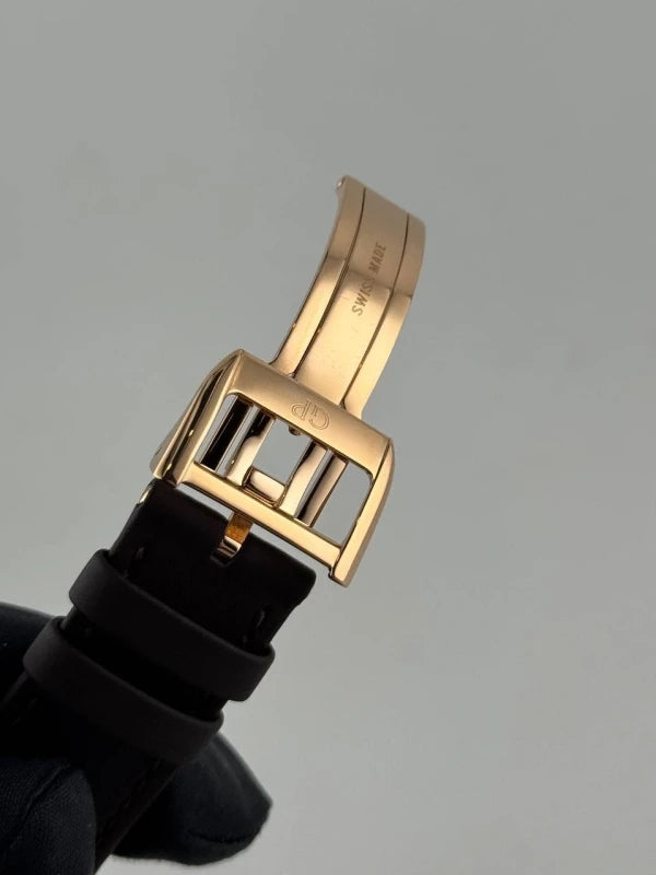 Girard Perregaux Laureato Evo3 Large Date Moon Phases Power Reserve 18K Rose Gold Men's Watch