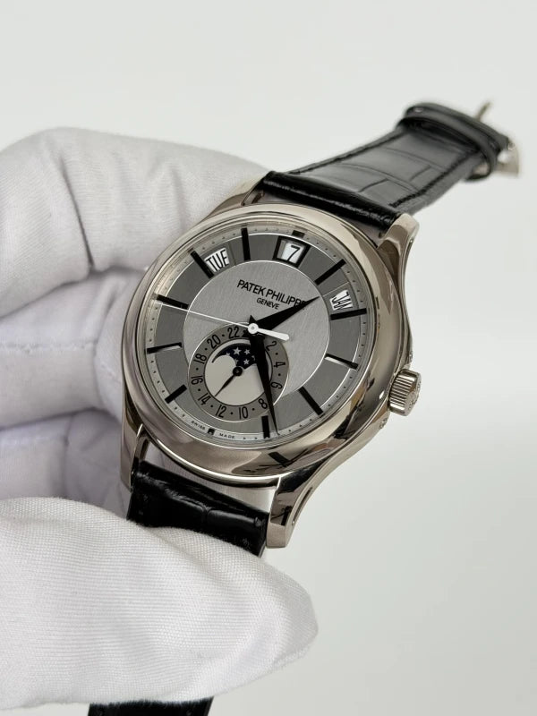 Patek Philippe Complicated Annual Calendar 18K White Gold Men's Watch