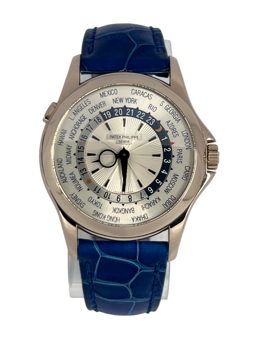 Patek Philippe Complicated World Time 18K White Gold Men's Watch