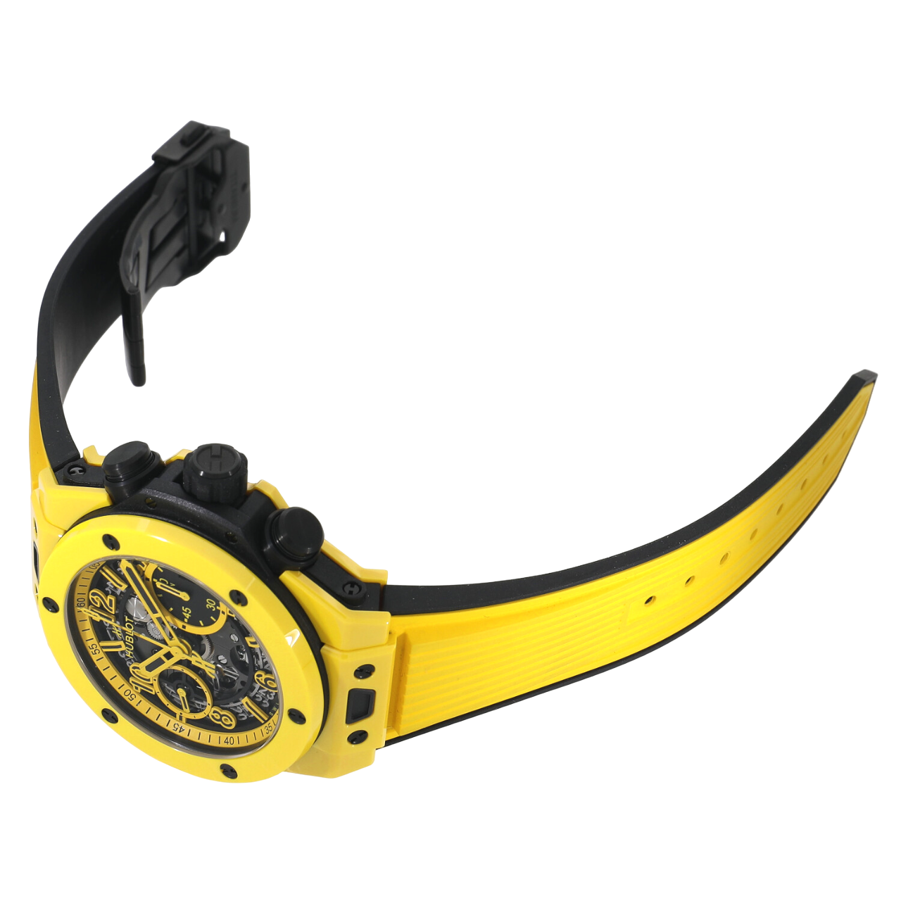 Hublot Big Bang Unico Yellow Magic Chronograph Polished Yellow Ceramic Men's Watch
