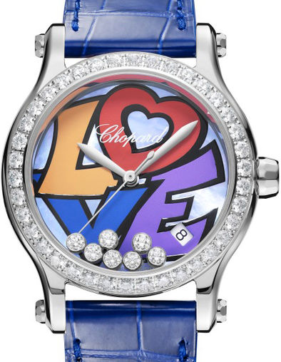 Chopard Happy Love Stainless Steel & Diamonds Lady's Watch