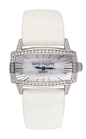 Patek Philippe Gondolo Gemma 18K White Gold & Diamonds Ladies Watch