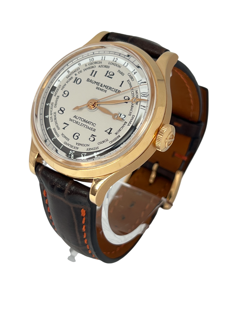 Baume & Mercier Capeland GMT 18K Rose Gold Men's Watch