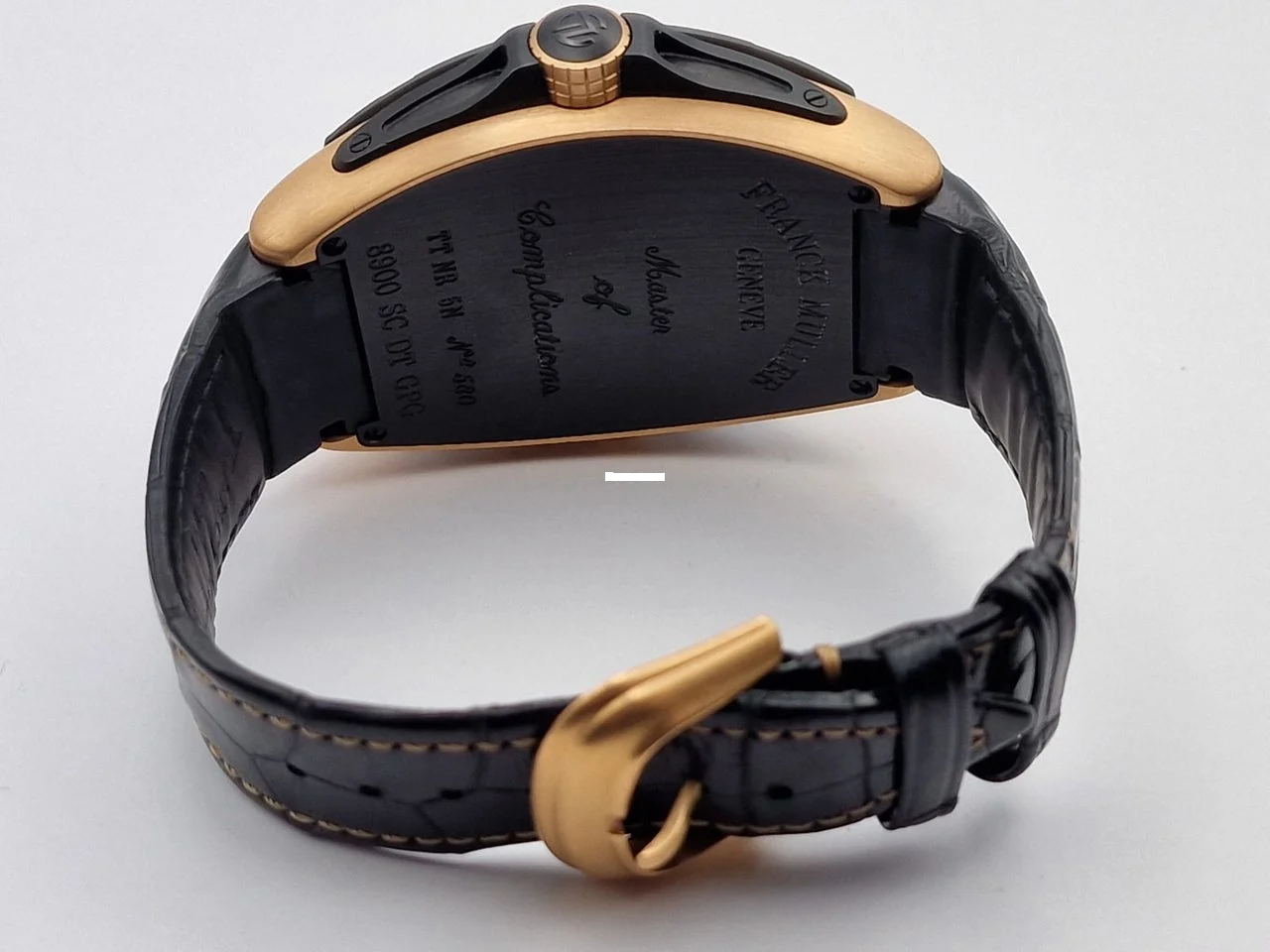 Franck Muller Conquistador Grand PRIX Chronograph Carbon & 18K Rose Gold Men's Watch