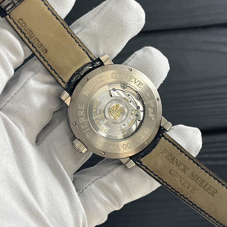Pierre Kunz Grande Complication 18K White Gold Men's Watch