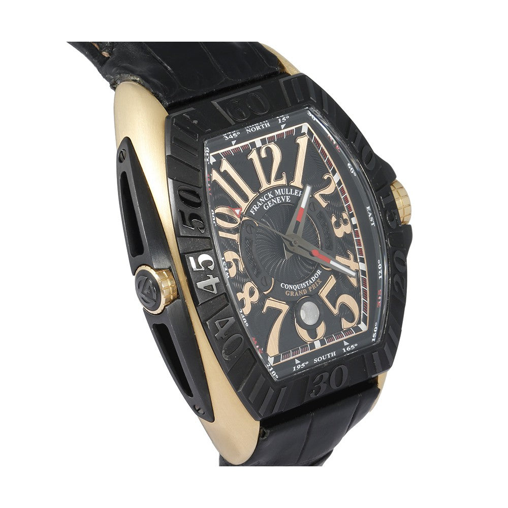 Franck Muller Conquistador Grand PRIX Chronograph Carbon & 18K Rose Gold Men's Watch