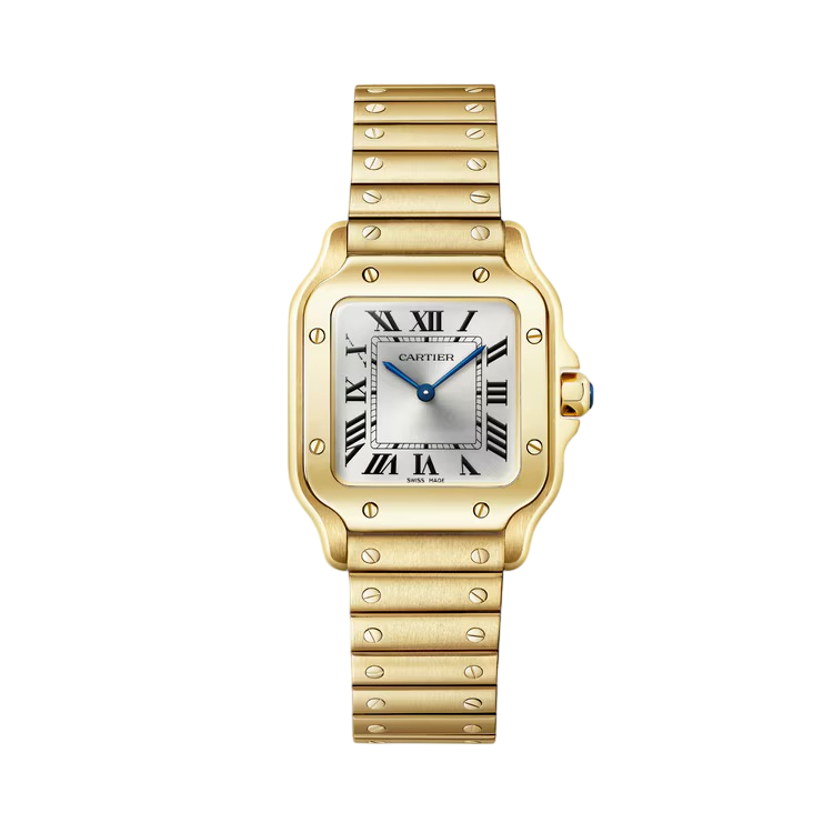 Cartier Santos de Cartier 18K Yellow Gold Unisex Watch