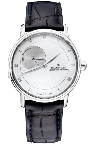 Blancpain Villeret Complicated Minute Repeater 18K White Gold Men's Watch