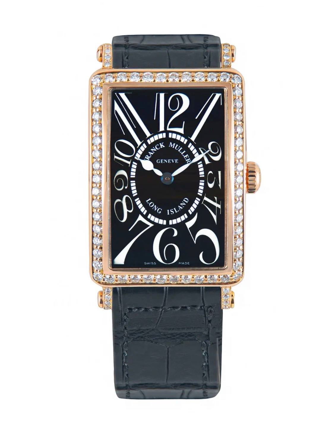 Franck Muller Long Island 18K Rose gold & Diamonds Unisex Watch