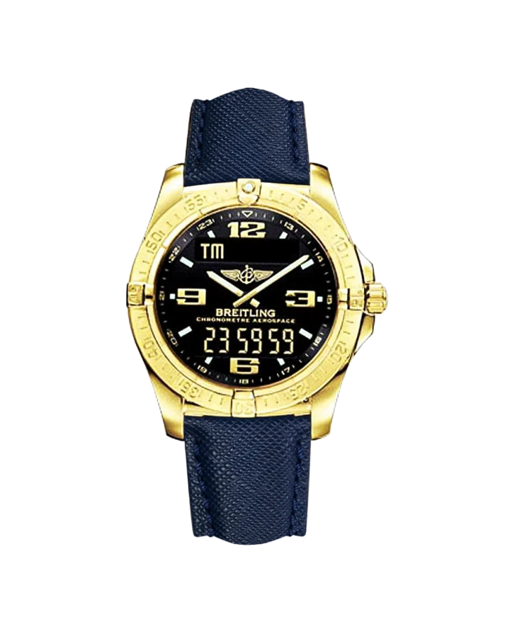 Breitling Aerospace Avantage Chronometre GMT 18K Yellow Gold Men's Watch