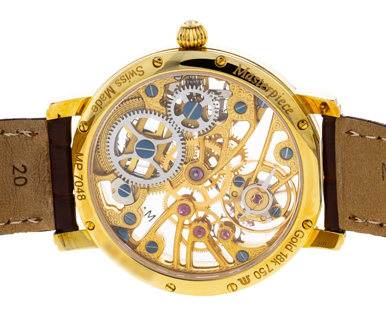 Maurice Lacroix Masterpiece Skeleton 18K Yellow Gold Man s Watch