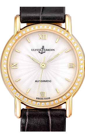 Ulysse Nardin San Marco Chronometer 18K Yellow Gold & Diamonds Lady's Watch