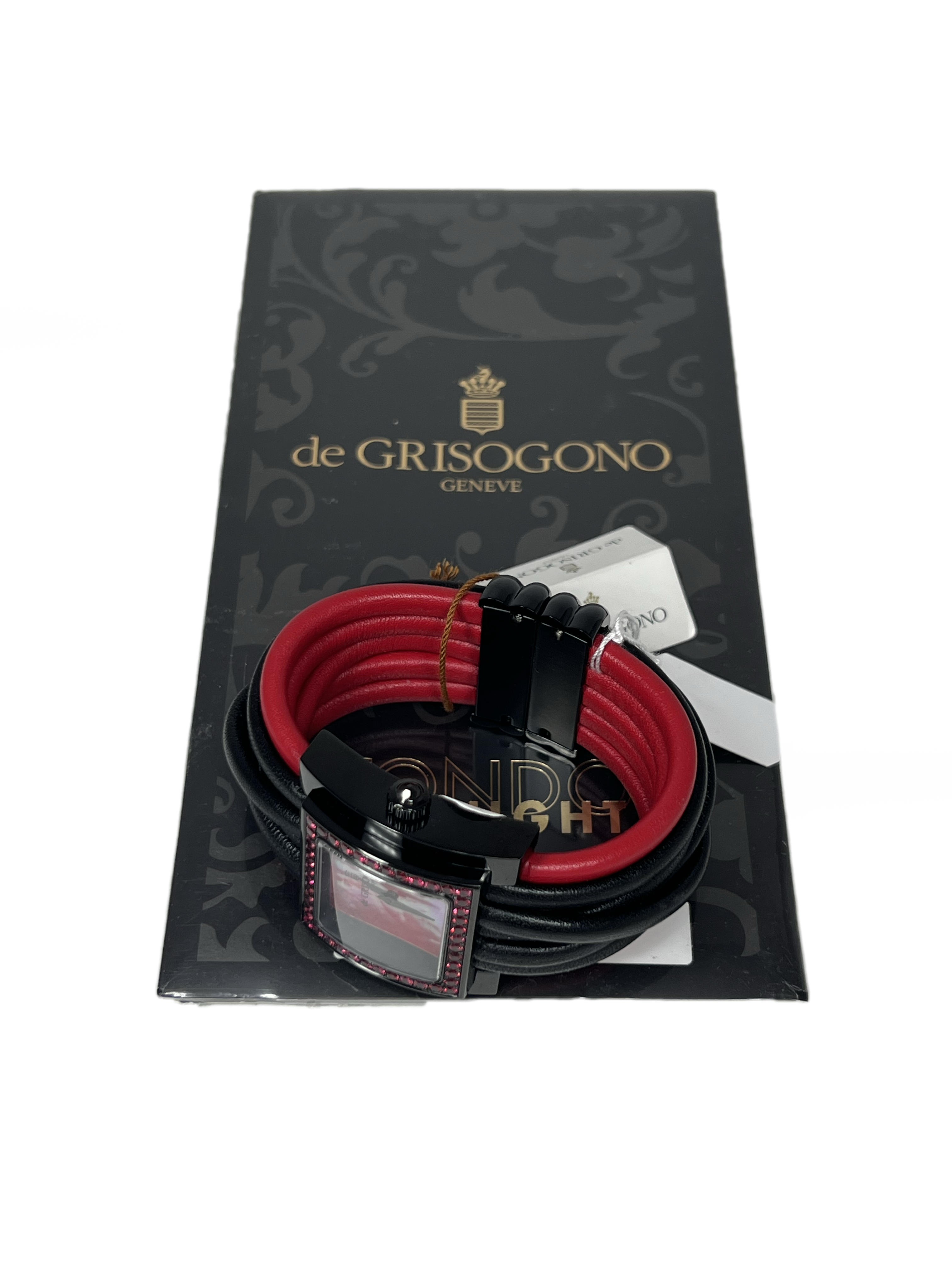 De Grisogono Allegra Acier Black PVD Coated Steel with Spinels Lady's Watch