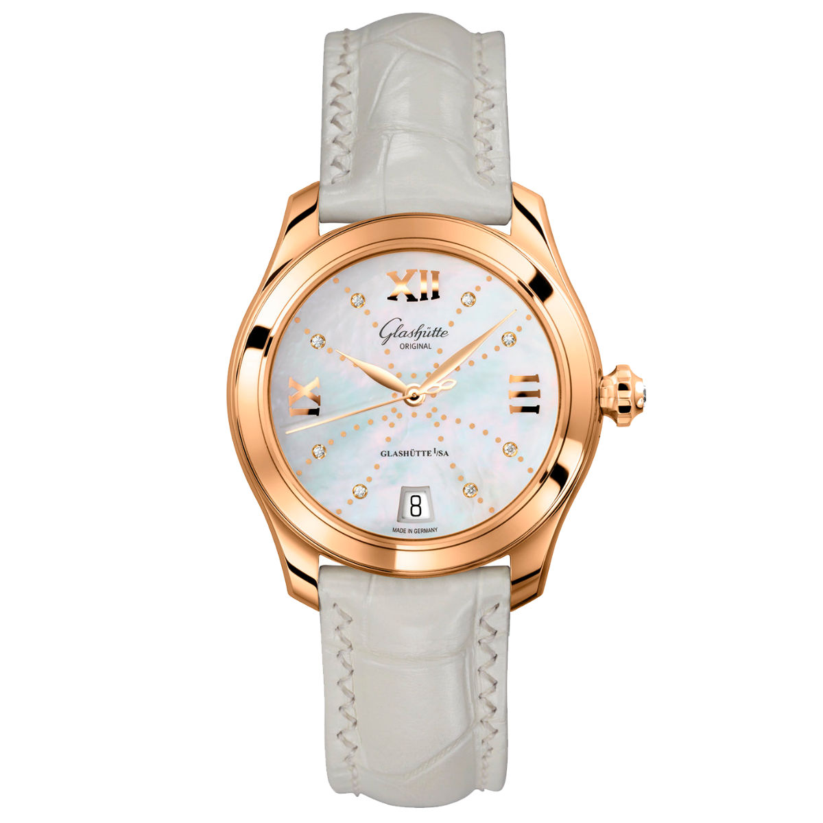 Glashutte Original Lady Collection Serenade 18K Rose Gold Lady's Watch