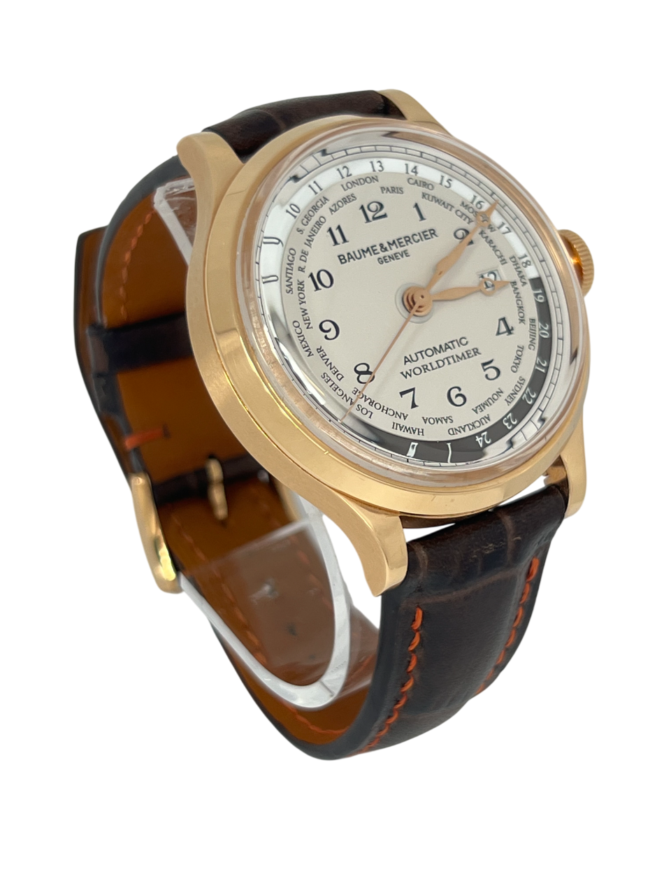 Baume & Mercier Capeland GMT 18K Rose Gold Men's Watch