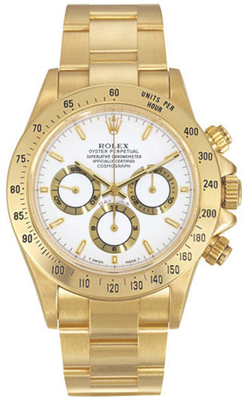 Rolex Daytona Cosmograph Zenith 18K Yellow Gold Men's Watch