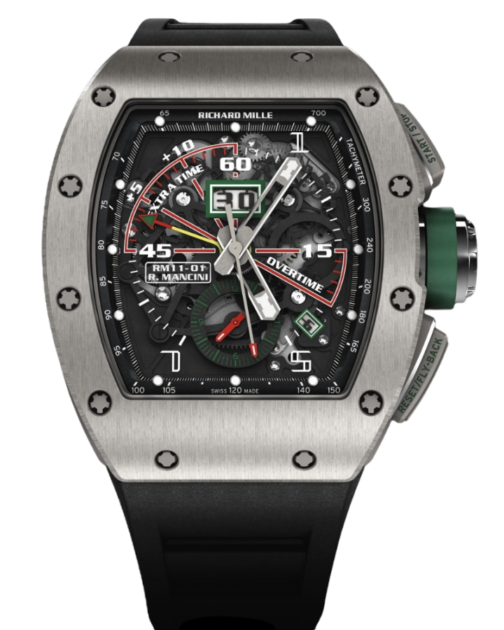 Richard Mille RM11-01 Roberto Mancini Flyback Chronograph Titanium Men's Watch