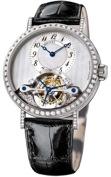 Breguet Classique Complications Tourbillon 18K White Gold & Diamonds Lady's Watch