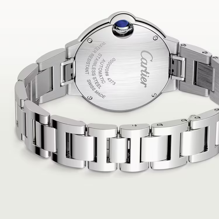 Cartier Ballon Bleu De Cartier Stainless steel & Diamonds Lady's Watch