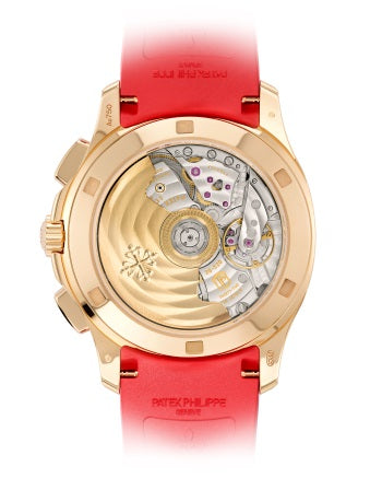 Patek Philippe Aquanaut Flyback Chronograph 39.9 mm  18K Rose Gold & Sapphires & Diamonds Ladies Watch