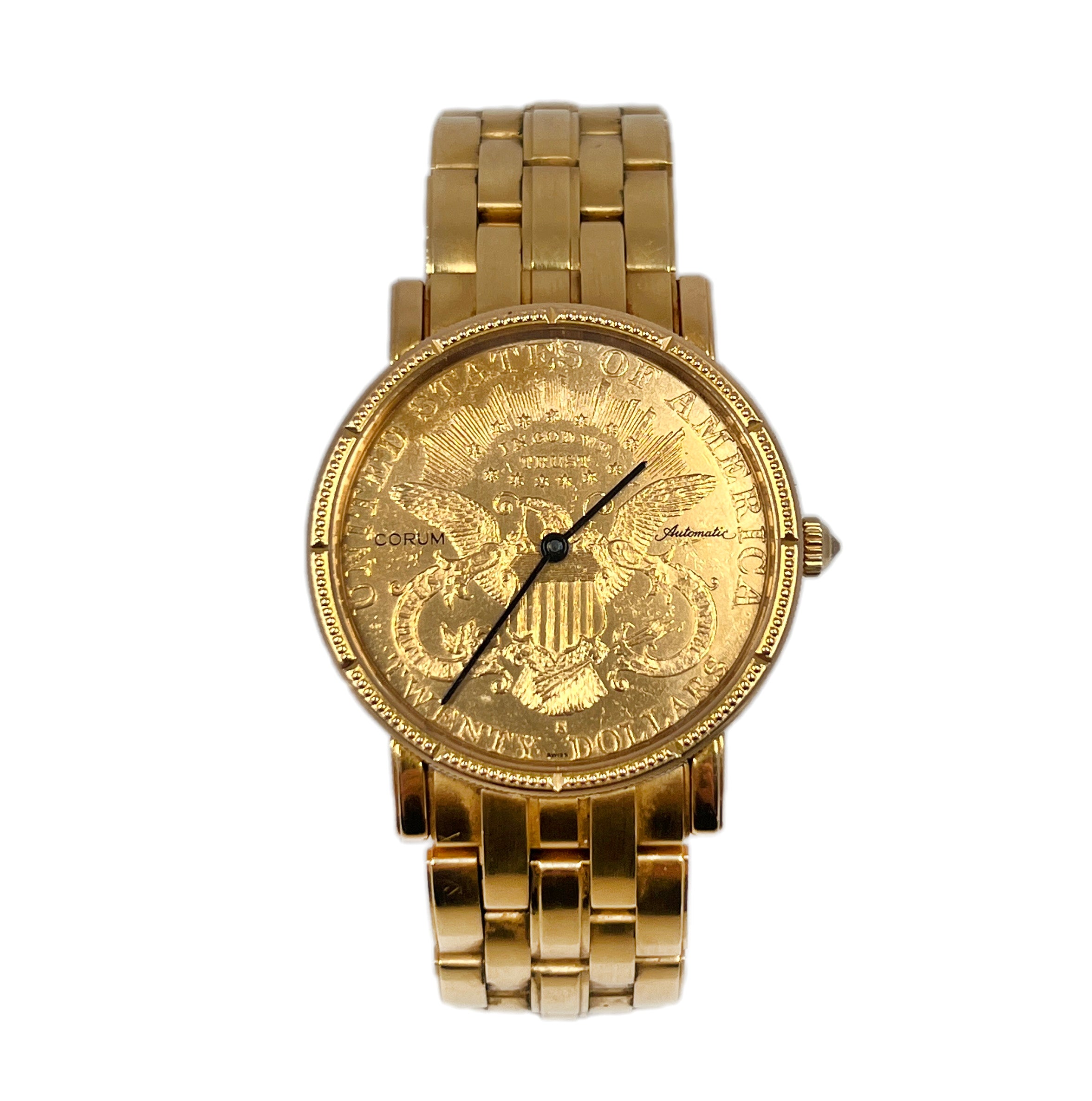 18k Gold Coin Watches Corum Heritage Artisans Coin 18K Yellow Gold