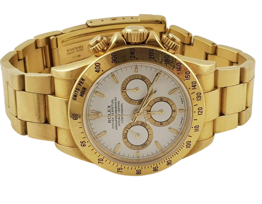 Rolex Daytona Cosmograph Zenith 18K Yellow Gold Men's Watch