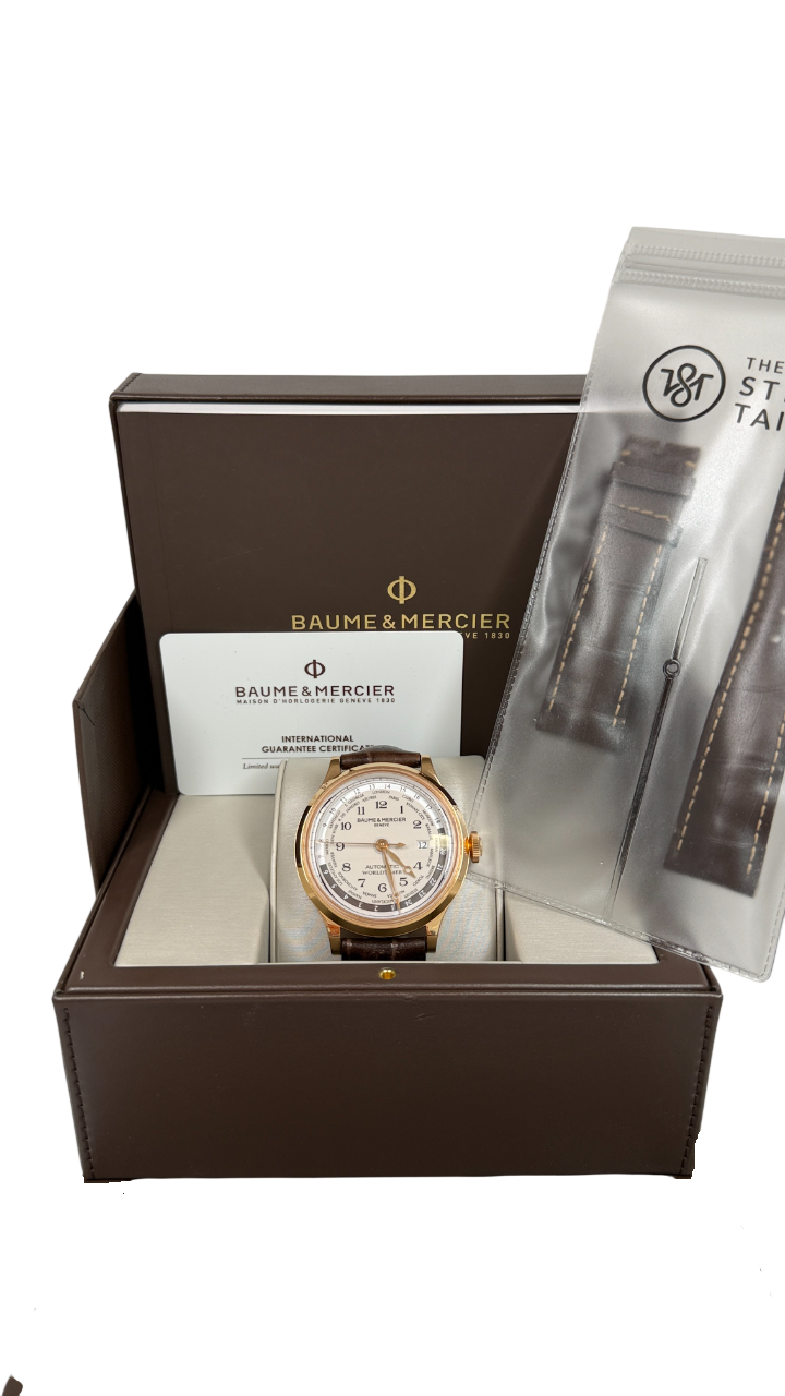 Baume & Mercier Capeland GMT 18K Rose Gold Men's Watch