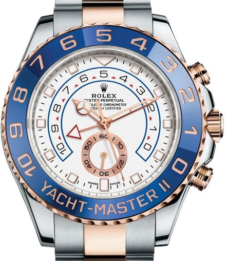 Rolex Yacht-Master II Stainless Steel & 18K Rose Gold Men's Watch