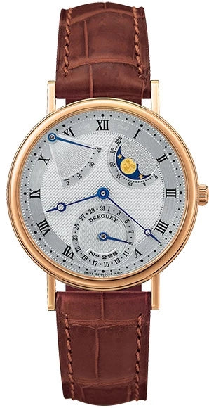 Breguet Classique Power Reserve Moonphase 18K Rose Gold Men's Watch