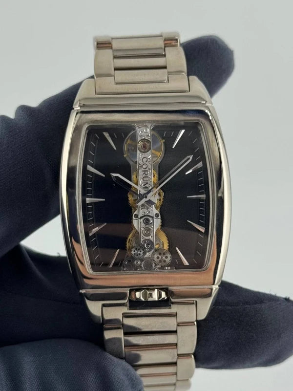 Corum Golden Bridge 18K White Gold Men's Watch